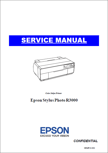 EPSON PHOTO R3000 Service Manual-1